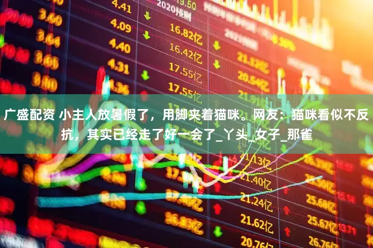 广盛配资 小主人放暑假了，用脚夹着猫咪。网友：猫咪看似不反抗，其实已经走了好一会了_丫头_女子_那雀